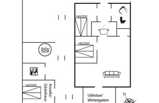 Foto 2 - Casa de 2 quartos em Tarm com terraço e sauna