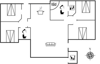 Foto 2 - Casa de 4 quartos em Hirtshals com terraço e sauna