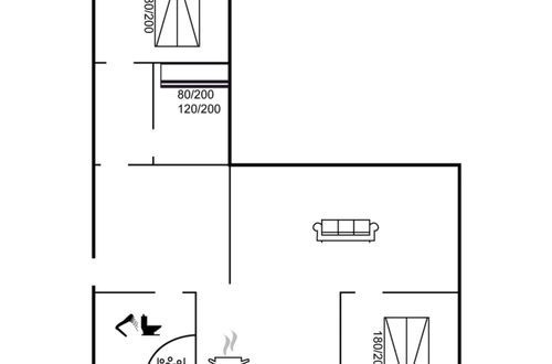 Foto 16 - Casa de 3 quartos em Hals com piscina privada e terraço