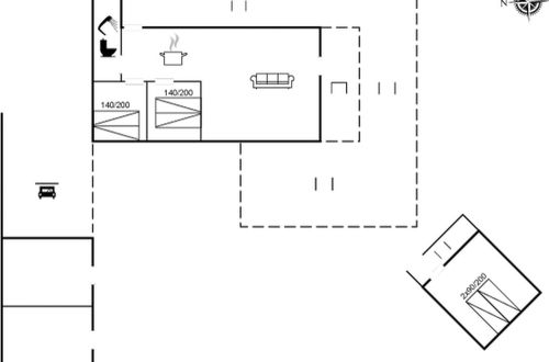 Foto 19 - Haus mit 2 Schlafzimmern in Storvorde mit terrasse