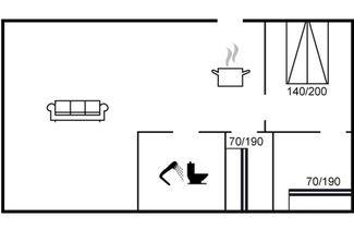Foto 2 - Casa de 3 quartos em Sæby com terraço