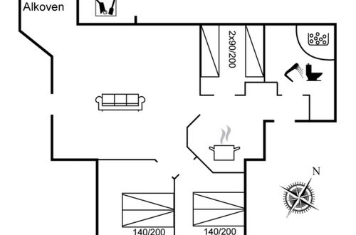 Foto 33 - Haus mit 3 Schlafzimmern in Hals mit terrasse