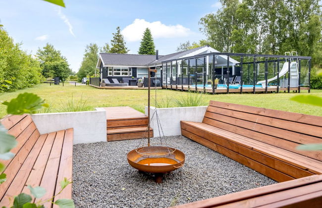Casa de 4 quartos em Hals com piscina privada e terraço - Foto 7
