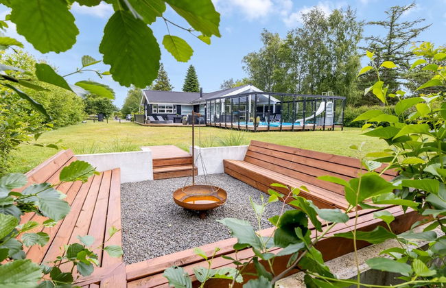 Casa de 4 quartos em Hals com piscina privada e terraço - Foto 8