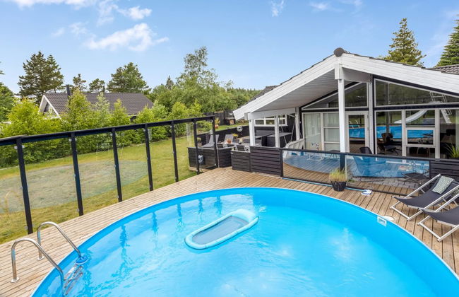 Casa de 4 quartos em Hals com piscina privada e terraço - Foto 9
