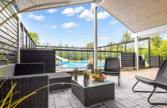 Casa de 4 quartos em Hals com piscina privada e terraço - Foto 13