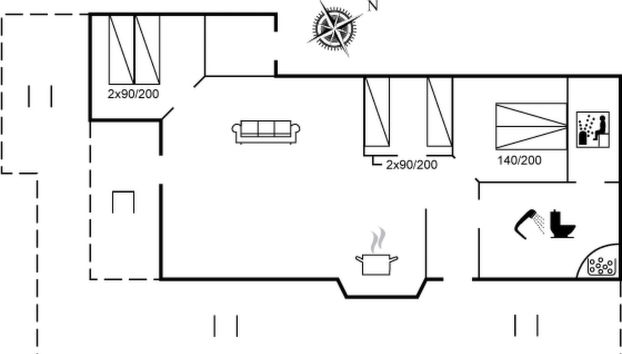 Maison de 3 chambres à Tranekær avec terrasse et sauna - Photo 2