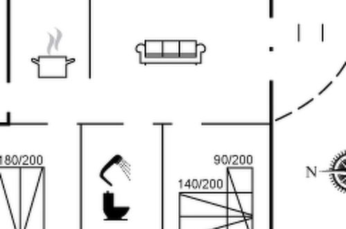 Foto 21 - Apartamento de 2 quartos em Hals com terraço