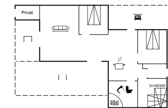 Casa de 3 quartos em Vinderup com terraço - Foto 5