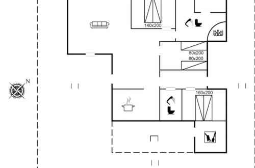 Foto 2 - Casa con 3 camere da letto a Strandby con terrazza