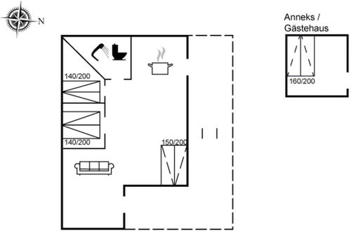 Foto 15 - Casa con 3 camere da letto a Frederikshavn con terrazza