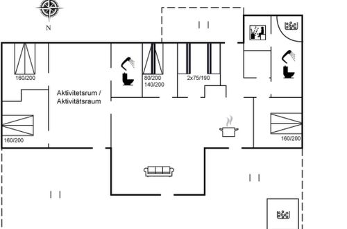Photo 2 - 5 bedroom House in Hjørring with terrace and sauna