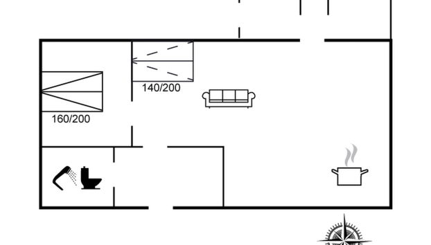 Haus mit 1 Schlafzimmer in Skærbæk mit terrasse - Foto 2