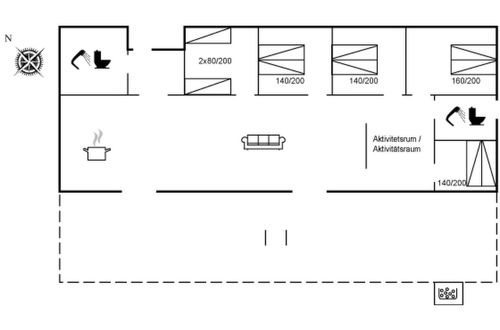 Foto 19 - Casa con 5 camere da letto a Odder con terrazza e vasca idromassaggio