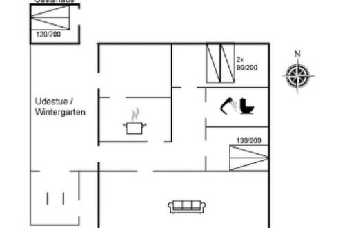 Foto 26 - Haus mit 2 Schlafzimmern in Bredebro mit terrasse