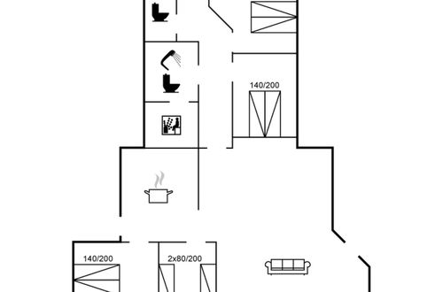 Foto 1 - Casa de 4 quartos em Gedser com terraço e sauna