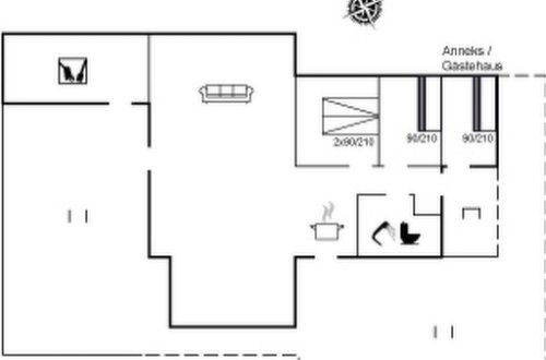 Foto 26 - Haus mit 2 Schlafzimmern in Vinderup mit terrasse