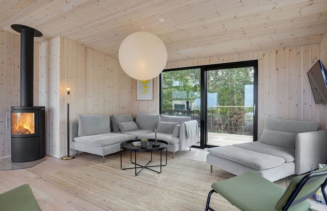 Casa de 3 quartos em Allingåbro com terraço e sauna - Foto 28