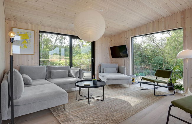 Casa de 3 quartos em Allingåbro com terraço e sauna - Foto 18