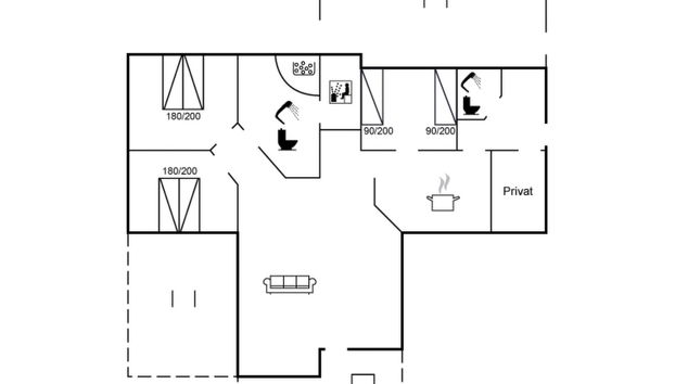 Casa de 3 quartos em Hirtshals com terraço e sauna - Foto 2
