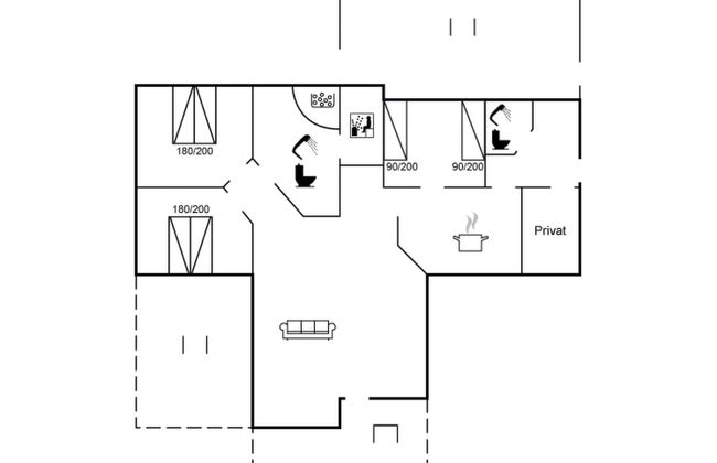 Casa de 3 quartos em Hirtshals com terraço e sauna - Foto 2