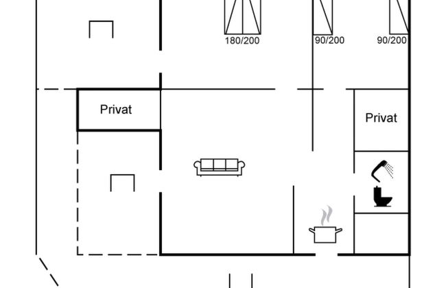 Casa de 2 quartos em Gedser com terraço - Foto 15