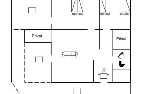 Foto 15 - Casa con 2 camere da letto a Gedser con terrazza