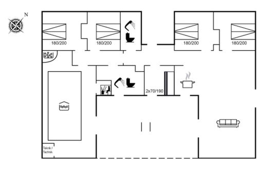 Photo 2 - Maison de 5 chambres à Vejby avec piscine privée et terrasse