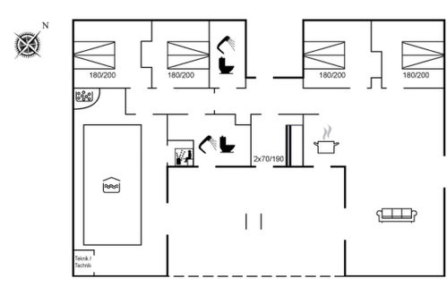 Foto 25 - Casa con 5 camere da letto a Vejby con piscina privata e terrazza