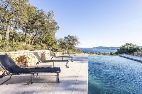 Foto 5 - Casa de 3 quartos em Grimaud com piscina privada e vistas do mar