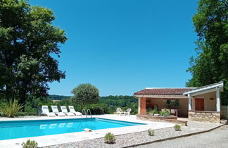 Foto 2 - Casa de 3 quartos em Saint-Caprais-de-Lerm com piscina privada e terraço