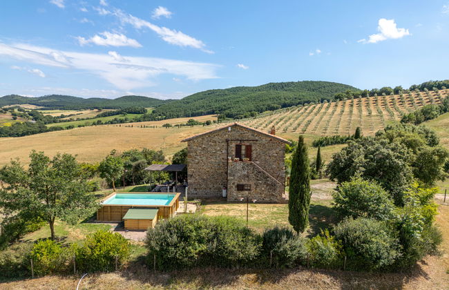 Casa de 3 quartos em Cinigiano com piscina privada e jardim - Foto 32