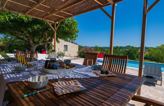 Casa de 4 quartos em Dausse com piscina privada e jardim - Foto 29