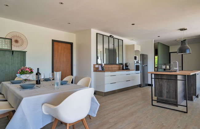 Casa de 4 quartos em Dausse com piscina privada e jardim - Foto 3