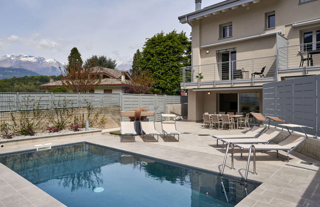 Casa de 4 quartos em Colico com piscina privada e jardim - Foto 32