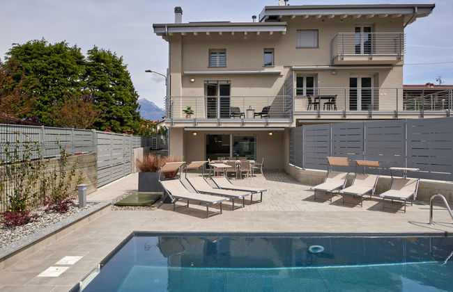 Casa de 4 quartos em Colico com piscina privada e jardim - Foto 33