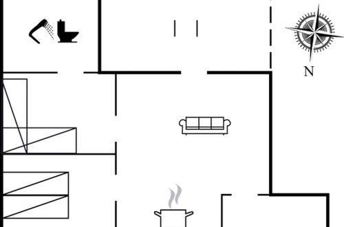 Foto 19 - Apartamento de 2 quartos em Gudhjem com terraço