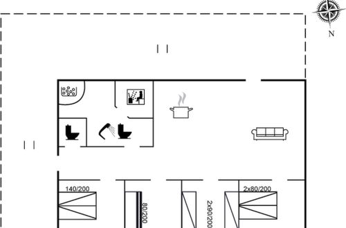 Foto 2 - Casa con 4 camere da letto a Løkken con terrazza e sauna