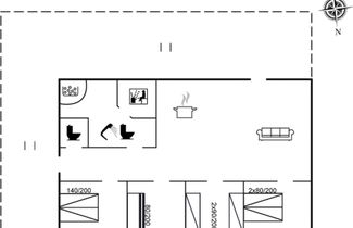 Foto 2 - Casa con 4 camere da letto a Løkken con terrazza e sauna