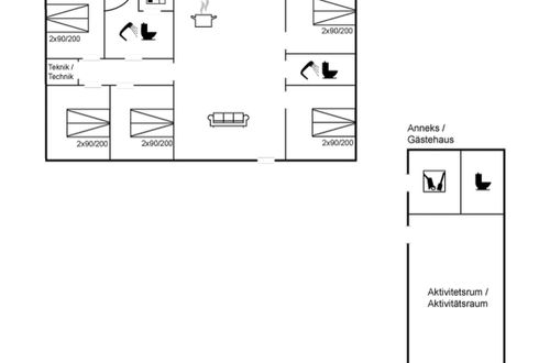 Foto 2 - Casa de 5 quartos em Løkken com terraço e sauna