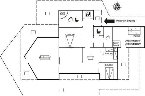 Foto 42 - Casa con 3 camere da letto a Løkken con terrazza e sauna