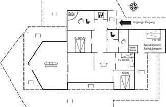 Photo 2 - Maison de 3 chambres à Løkken avec terrasse et sauna