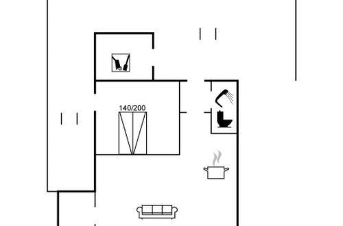 Foto 2 - Casa de 1 quarto em Løkken com terraço