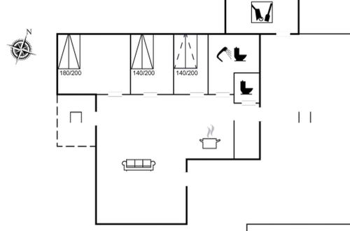 Foto 2 - Casa de 3 quartos em Løkken com terraço
