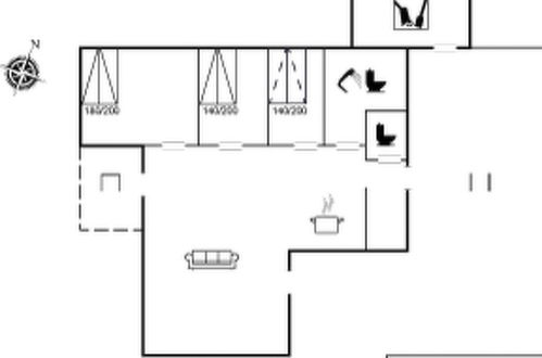 Foto 22 - Casa de 3 habitaciones en Løkken con terraza