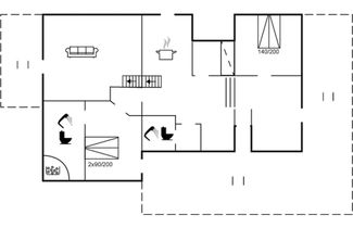 Foto 2 - Casa de 3 quartos em Løkken com terraço