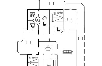 Foto 2 - Casa de 3 quartos em Løkken com terraço e sauna