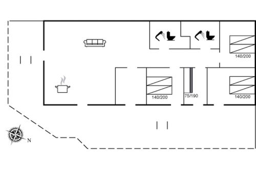 Foto 2 - Casa de 4 quartos em Løkken com terraço