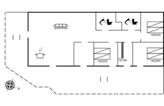 Foto 2 - Casa de 4 quartos em Løkken com terraço