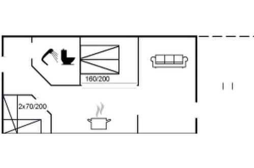 Foto 25 - Apartamento de 1 quarto em Løkken com terraço e sauna